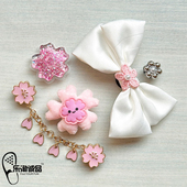 扣装 2025新款 金属质感樱花庆典鞋 花 饰配件卡骆驰 Crocs配饰洞洞鞋