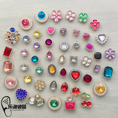 Crocs鞋 上装 花洞洞鞋 新款 配饰 鞋 饰品宝石鞋 扣配件卡骆驰