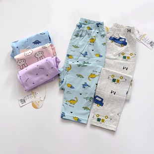 莱卡秋裤 薄款 家居裤 男女童宝宝睡裤 帅鹿新款 衬裤 儿童秋裤