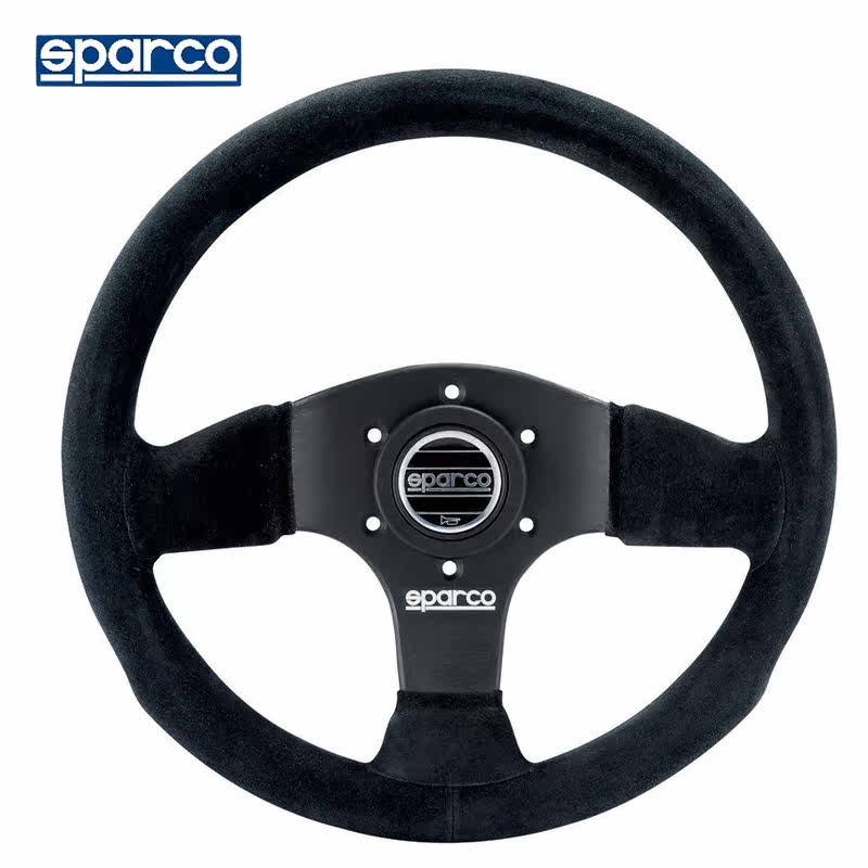 SPARCO P300赛车方向盘黑色直径300mm深度30汽车拉力赛等比赛专用