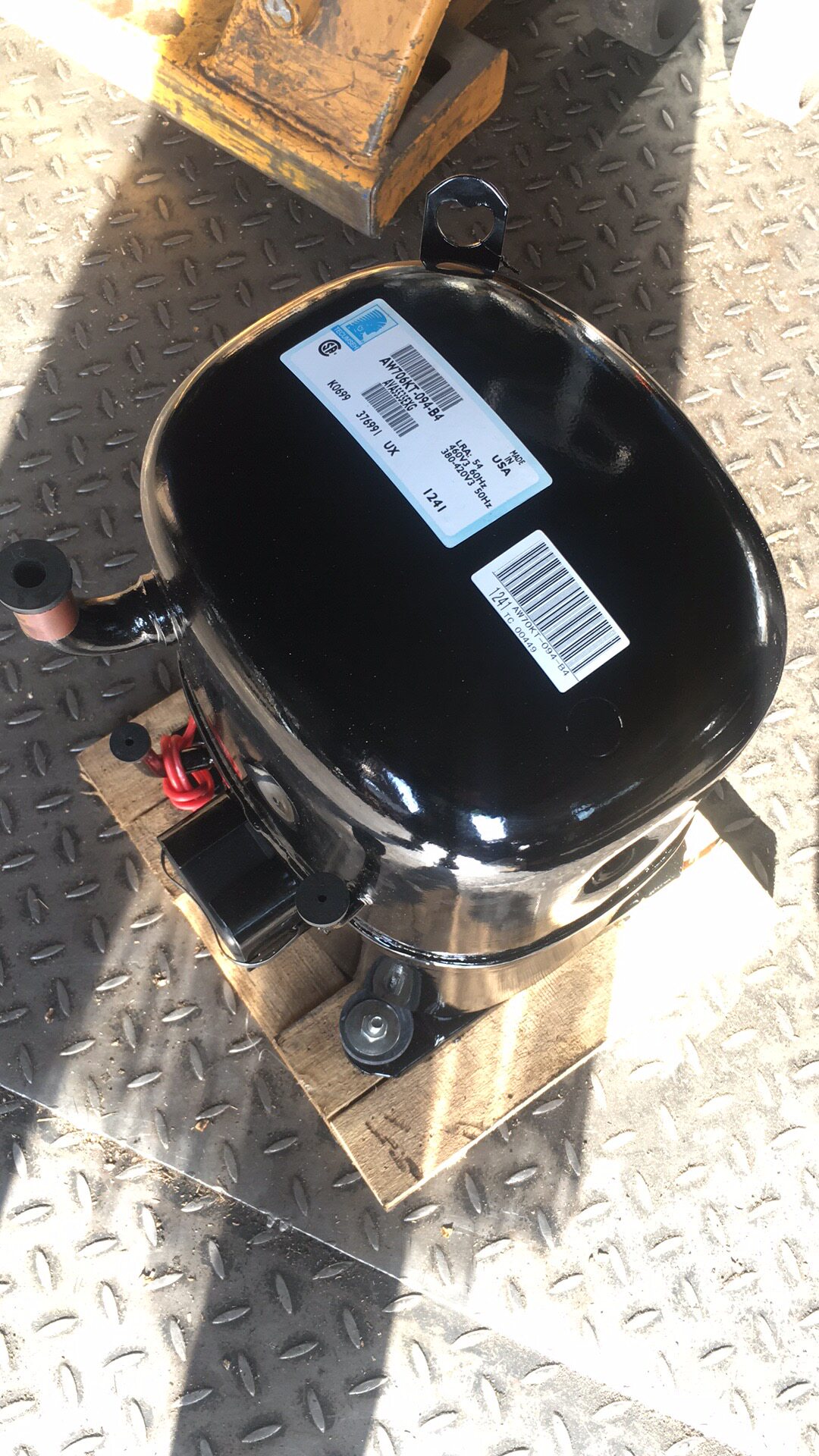原装泰康ava5535exg空调冷库压缩机3匹活塞式r22