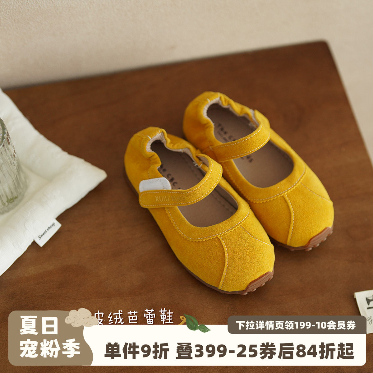 女童复古芭蕾舞鞋2026春秋新款