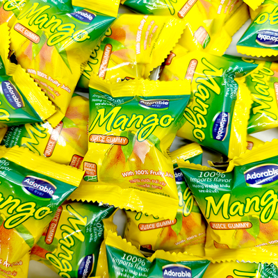 越南风味Adorable芒果味QQ糖360g约27包结婚喜糖零食果汁水果软糖