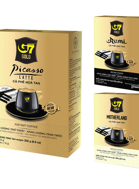 越南咖啡中原传奇G7金色Picsso LATTE毕加索拿铁咖啡正品原装代购