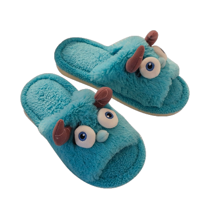 搞怪棉拖鞋女士冬天可爱卡通室内
