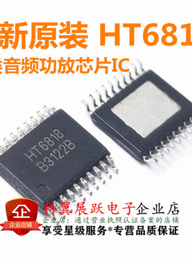 全新原装 HT6818 贴片 TSSOP20 D类音频功放芯片IC 密脚