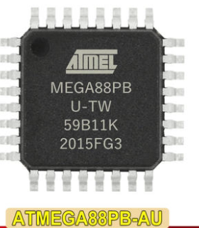 ATMEGA88PB-AU 贴片QFP-32封装 8KB 512B 1KB 20MHZ  全新原装