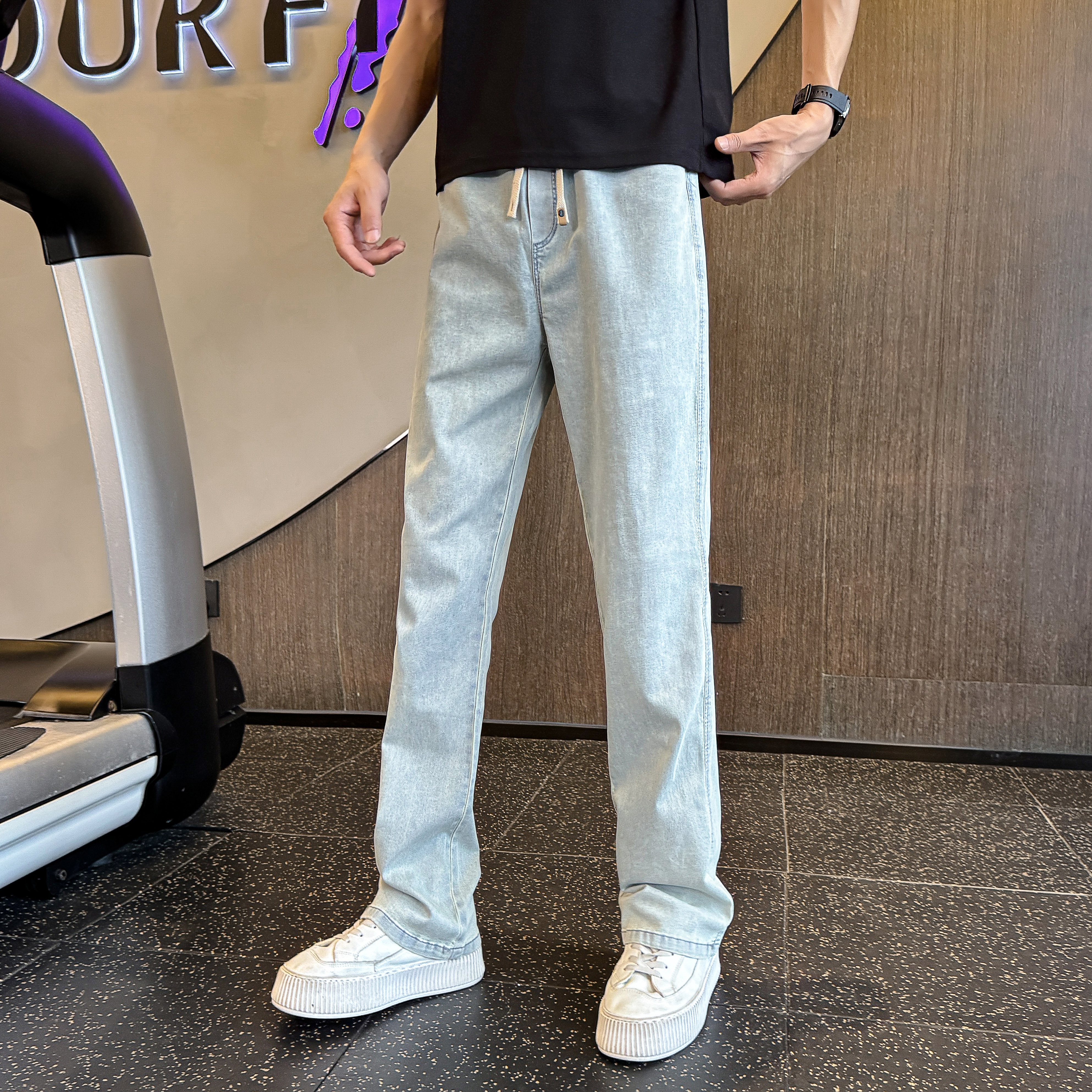 牛仔裤男韩版修身百搭