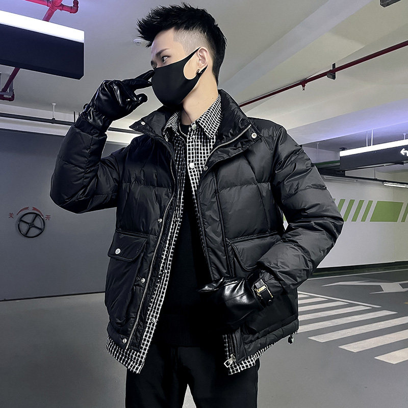 潮牌羽绒服立领休闲装外套