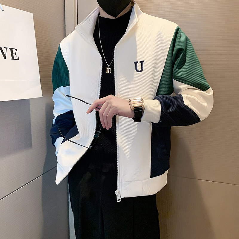 潮牌棉服棒球服运动服立领