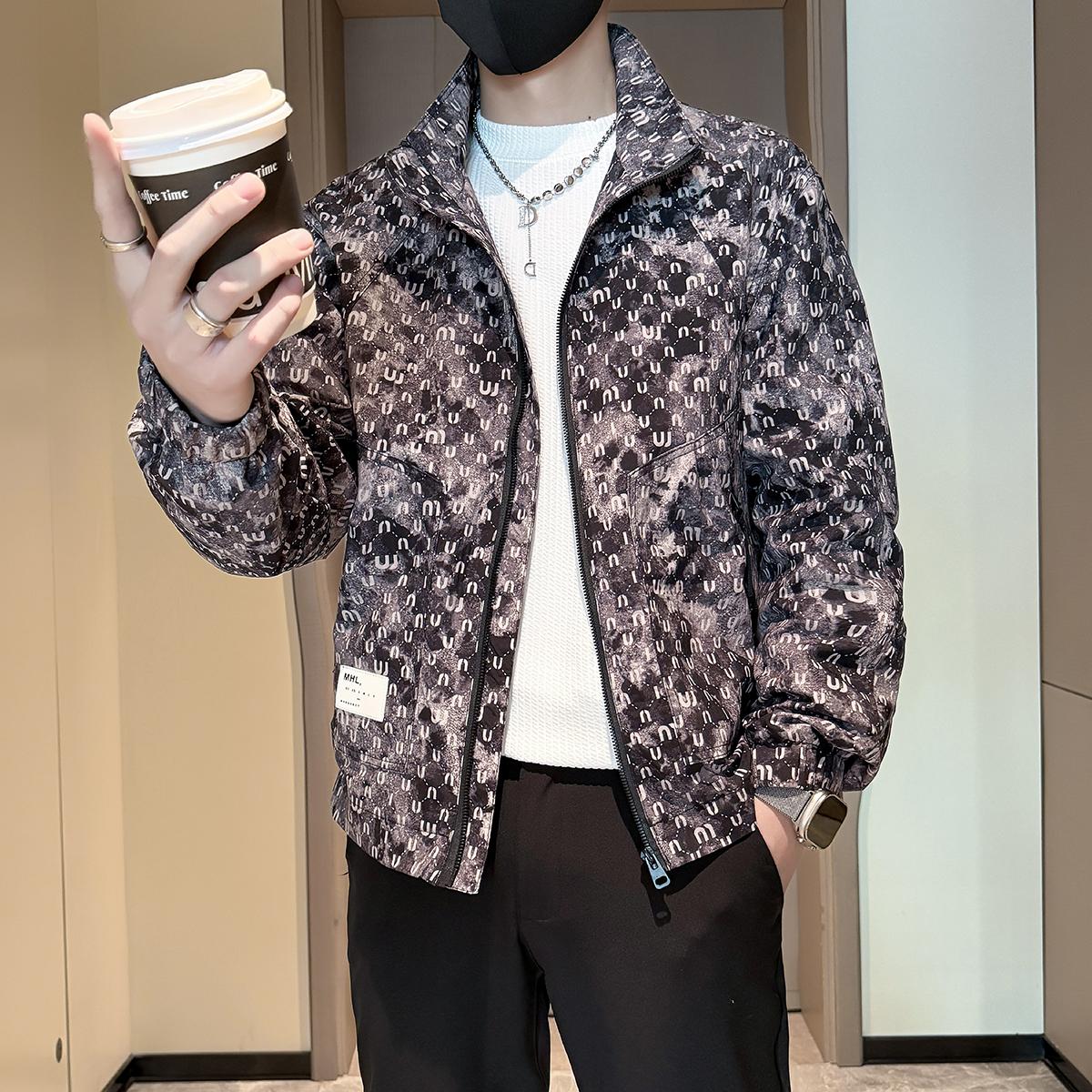 款休闲潮牌立领春款夹克