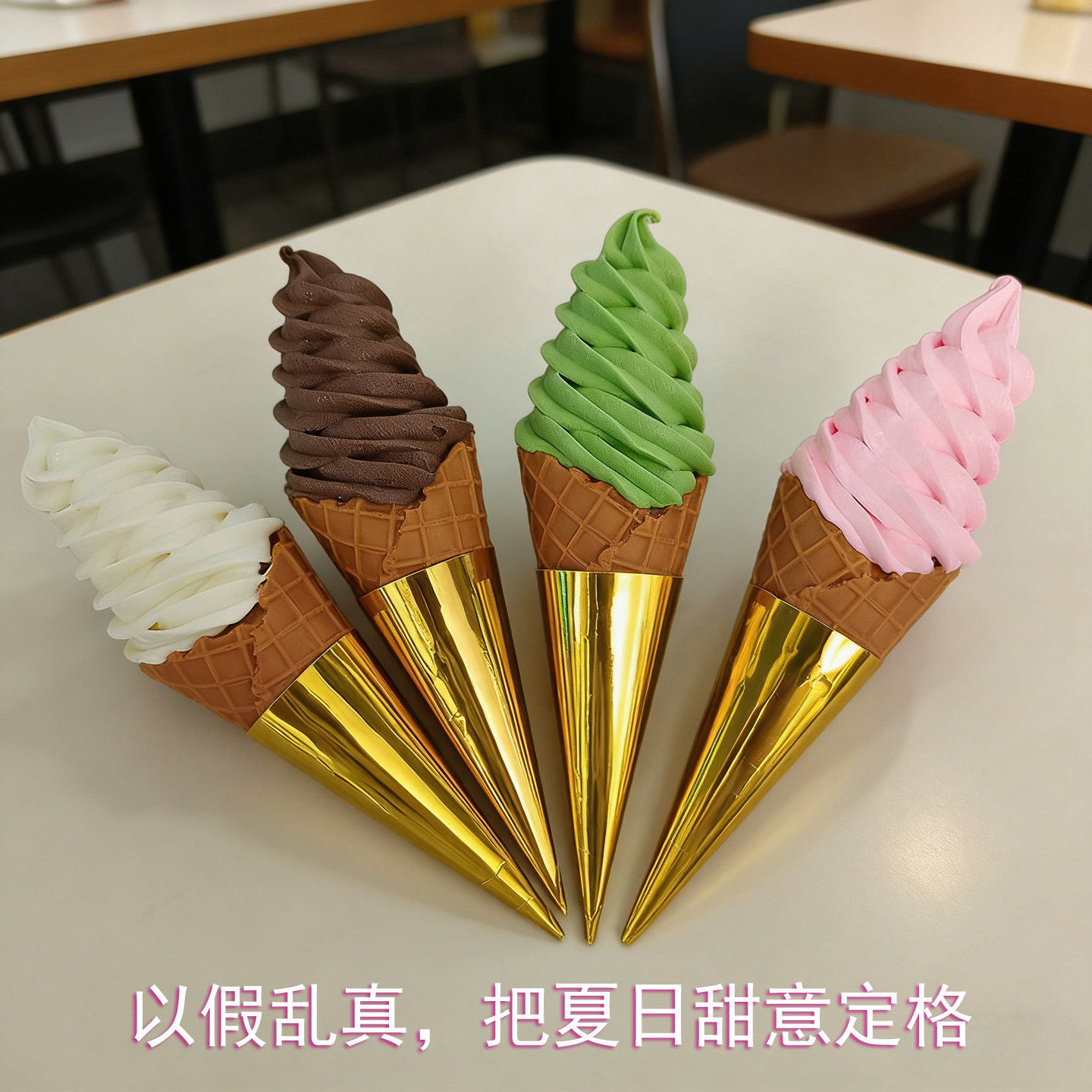 仿真冰淇淋球早教益智玩具