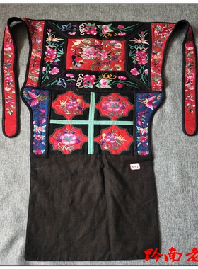 黔南老绣 少数民族纯手工绣品 老绣小孩背带尺寸95*43cmB142