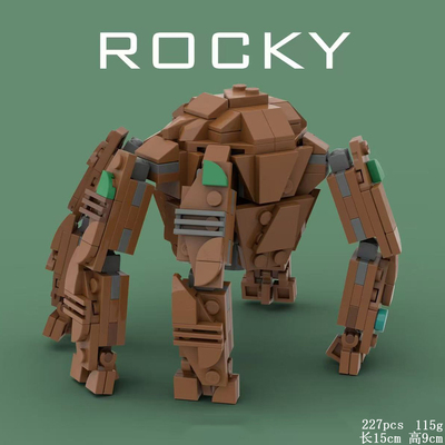 挽救计划电影同款rocky洛基积木