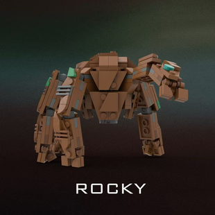 挽救计划电影同款rocky洛基波江座人硅基外星人男孩积木拼装玩具