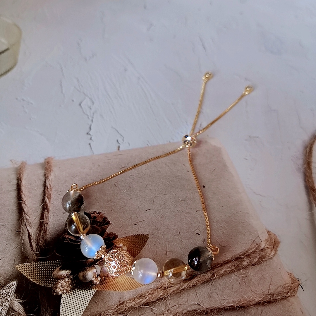 妖扬王敬轩同款图绿幽灵情侣手链