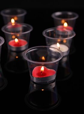 牛皮纸盒铝杯蜡烛杯蜡茶蜡装饰礼物蜡烛照明居家用品小茶蜡Altar