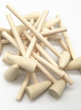 实木迷你小木槌敲星球蛋糕木锤儿童平头玩具现货小木锤子