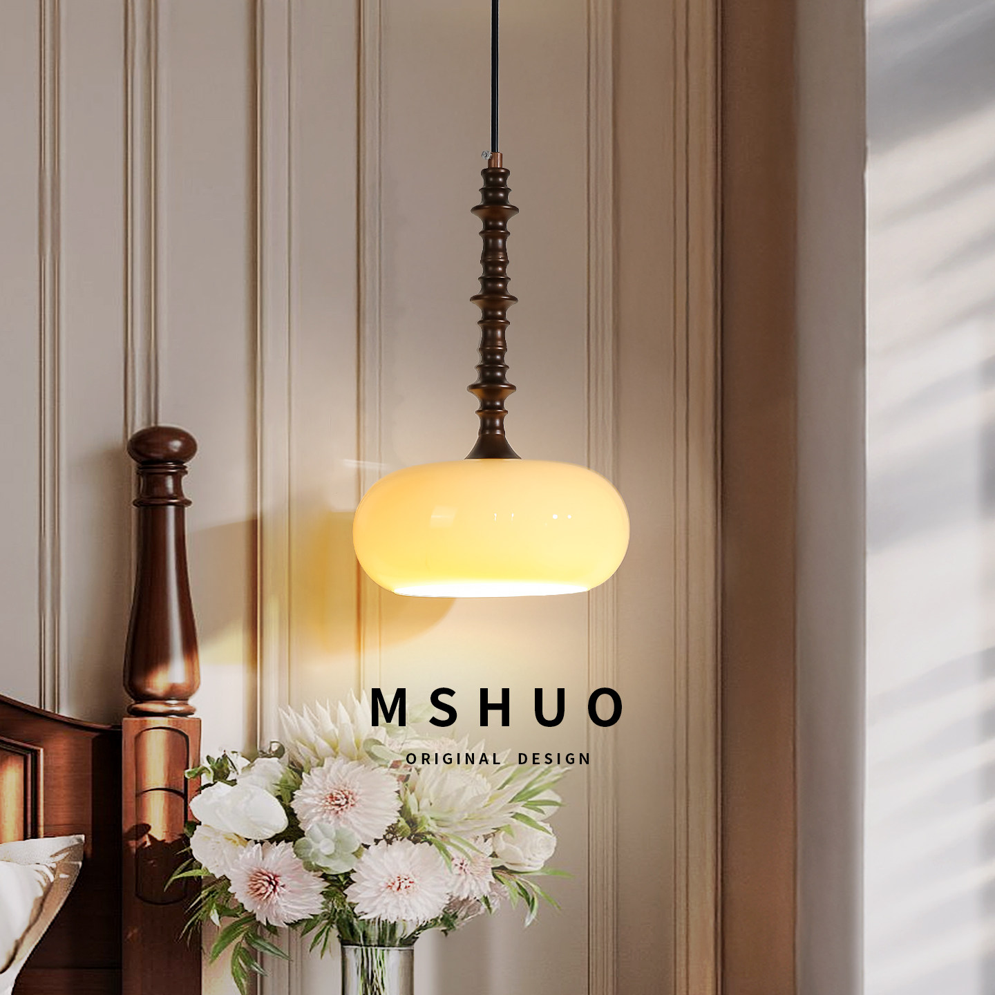 床头吊灯中古风复古法式过道玄关背景墙小吊灯现代简约中山灯具,家装灯饰光源,床头/玄关/吧台/过道吊灯,淘宝优惠券,粉丝福利购,淘宝优惠卷