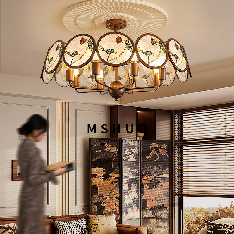 东方美学国风氛围大气客厅吊灯