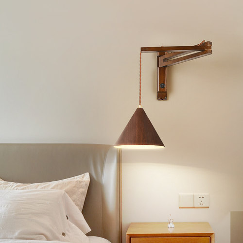 卧室床头美式复古壁灯