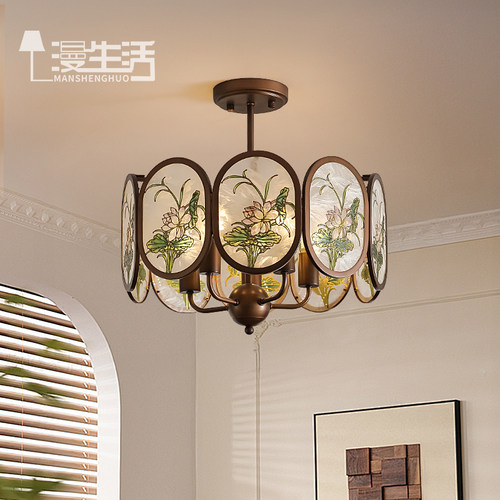 东方美学禅意高级感中古吸顶灯