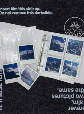 宝丽来收纳相册 160张活页容量 sx70 600 itype富士5寸wide拍立得