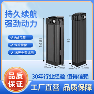 充电锂电池汽车级电芯银鱼款海霸款48v12ah20ah30ah电动车锂电池