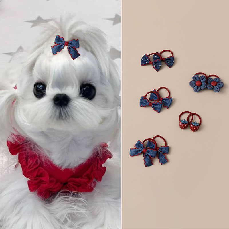 宠物新年红色蝴蝶结发绳发饰发圈狗狗小皮筋马尔济斯头绳过年头饰,宠物/宠物食品及用品,发饰/头饰,淘宝优惠券,粉丝福利购,淘宝优惠卷