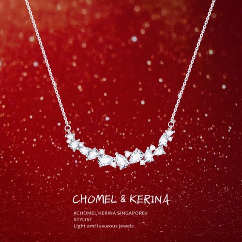 bulingbuling超闪！！紫藤花项链