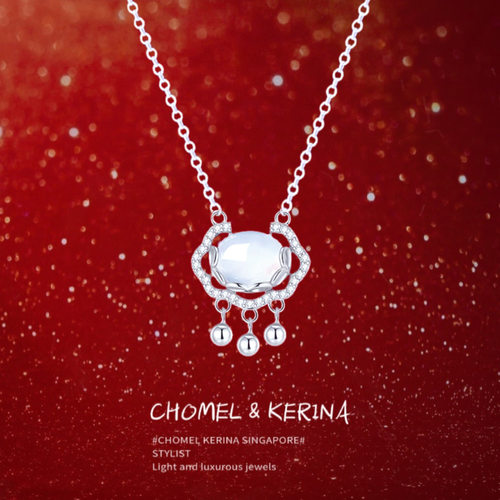 寓意岁岁平安！送女友送闺蜜项链