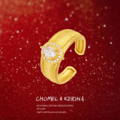 「黄金鸽子蛋」纯银戒指女轻奢高级感2026新款 送女友生日礼物 爆款