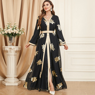 women 两件套连衣裙女 set dress 中东阿拉伯女装 迪拜印尼旅游时尚