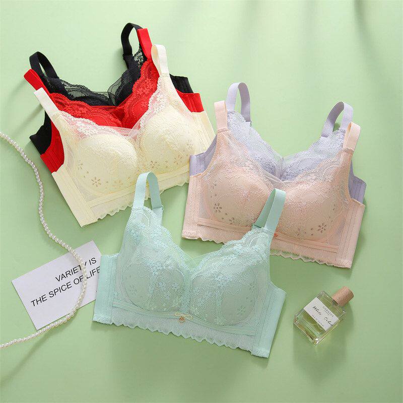 施蝶曼6709夏季透气孔无钢圈内衣女士调整型侧收防下垂聚拢文胸