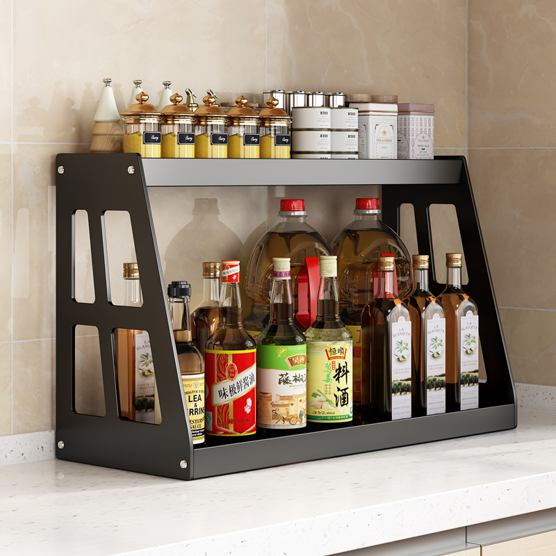 厨房置物架调味料罐多层收纳架