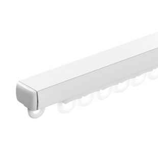 极窄超薄窗帘轨道免打孔可转弯内开窗适用隔断帘房车轨道铝合金