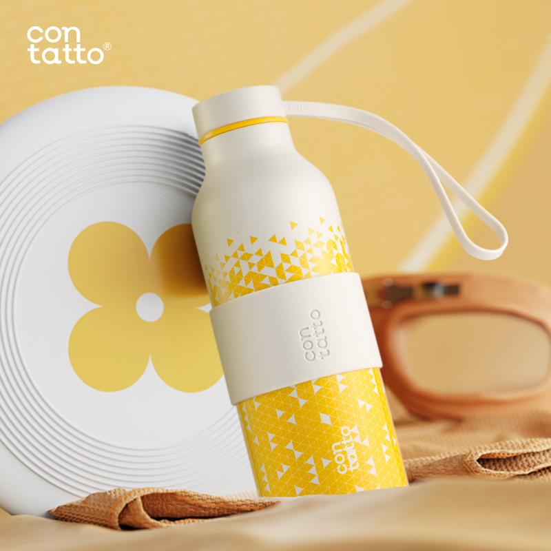 contatto潮流运动保温杯壶