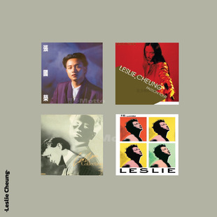 张国荣黑胶唱片海报墙贴卧室床头装饰画自粘房间布置张国荣周边cd