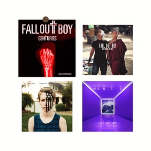 fall out boy专辑封面海报墙贴客卧室床头装饰画摆件摇滚乐队贴纸