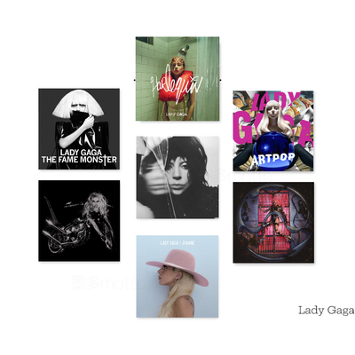 LadyGaga专辑黑胶封面海报墙贴