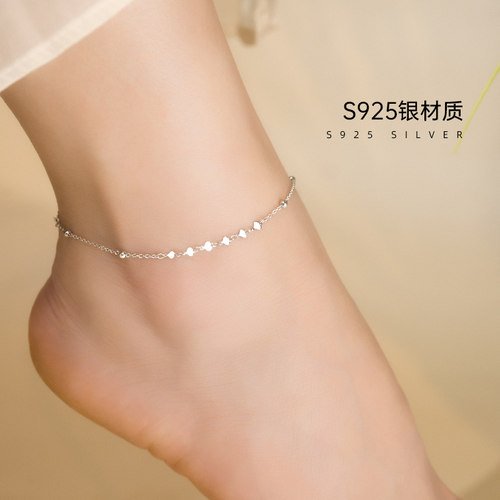【S925纯银】脚链2025新款潮