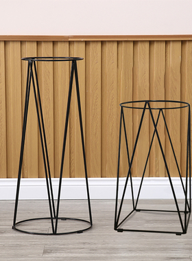 简易绿萝铁艺花架子支架落地花架室外花几阳台金属户外定制花盆架