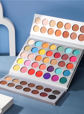 beautyglazed63色眼影ins超火彩妆盘cos妆珠光哑光多色网红厌世妆