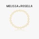 MELISSA&ROSELLA 环语鎏金项链复古高级感轻奢时尚 小众气质锁骨链