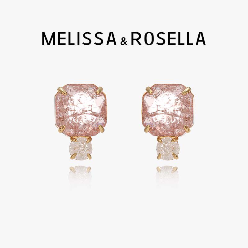 Melissa&Rosella【618活动】金晨同款高级感冰花耳钉复古吸睛耳环
