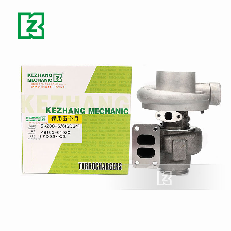 神钢挖掘机涡轮增压器SK200-5/6E/3 350-6 120-6 三菱6D34发动机