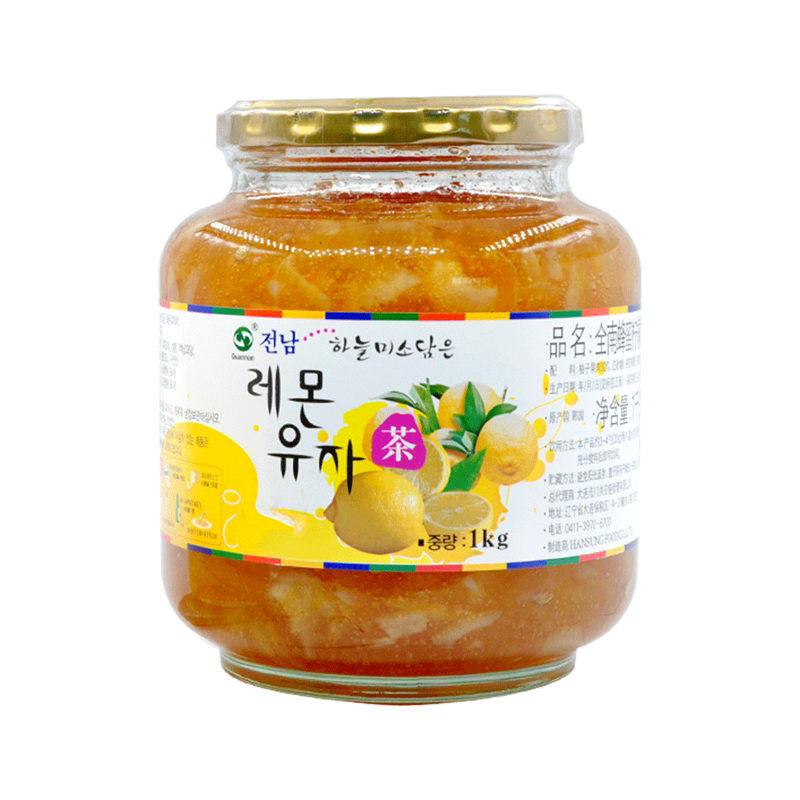 旗舰店韩国进口全南蜂蜜柠檬
