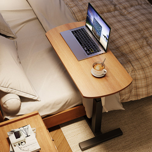 移动升降床边桌移动站立式工作台