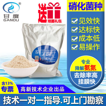 甘度硝化菌种污水处理菌剂好氧菌高效去除氨氮脱氮微生物硝化细菌