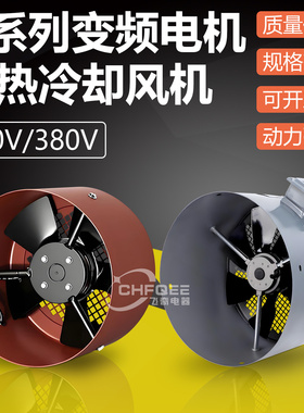 G71G90G100G132G160G180G225G250G280变频电机散热冷却风扇通风机